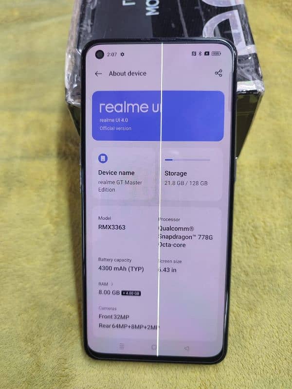 relme GT master 8+128gb 1