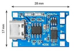 3.7v battery charging module TP4056