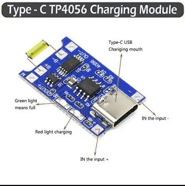 3.7v battery charging module TP4056 9