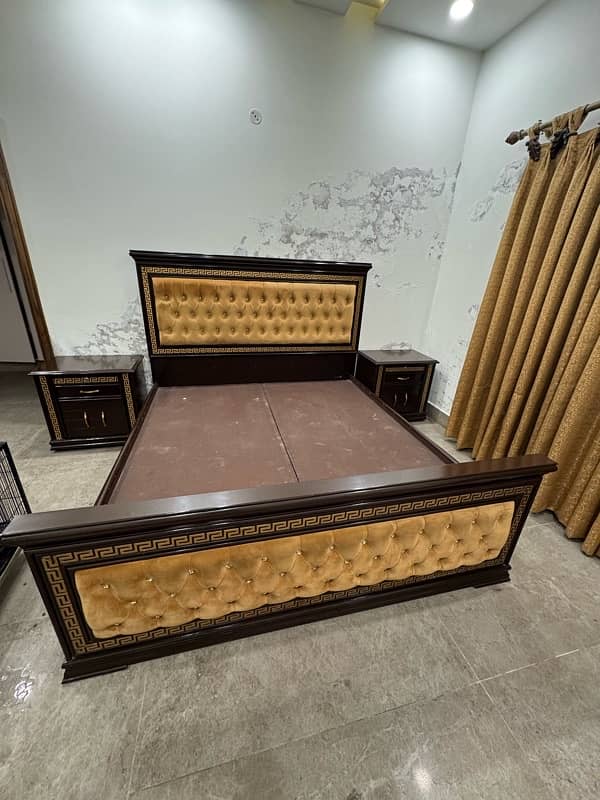 Versace style bed is up for sale 0