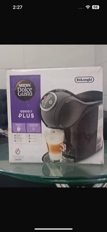 Delonghi Coffee Machine/Genio S Plus/Nescafe Dolce Gusto 2