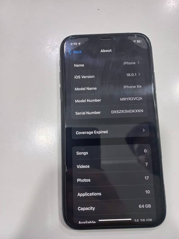 iphone xr in best conditio 7