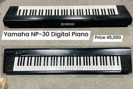 Yamaha NP 30 Digital Piano . Roland Korg Casio Keyboard . Guitars