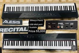 Alisis Digital Piano Usb Midi port. Yamaha Roland Casio Keyboard