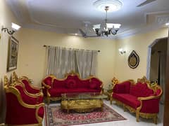 7-Seater Sofa Set – Sheesham Wood (Chiniot Made) For Sale