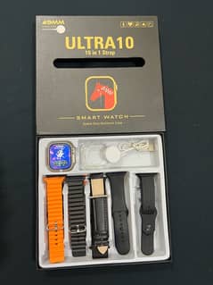 Smart Watch Ultra with 10 straps