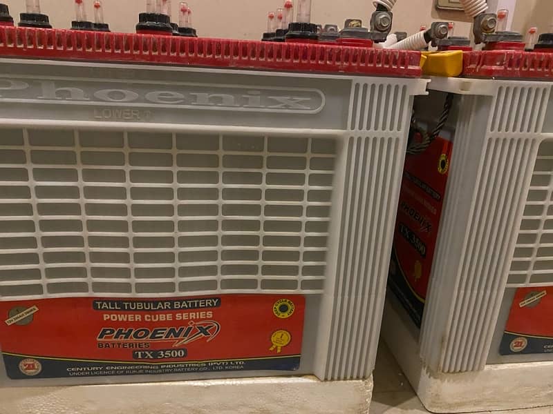 phoenix Tall Tubalar batteries TX 3500 5