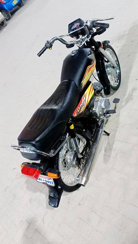 Honda CD-70 Euro2 2020 model Karachi num 1st owner Genuine condition 2