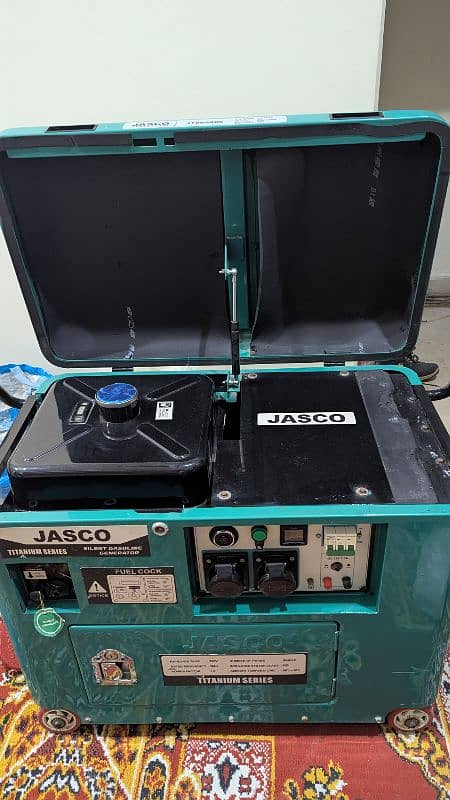 10KVA JASCO SOUNDPROOF GENERATOR ONLY 2 MONTH USED AT HOME. 3