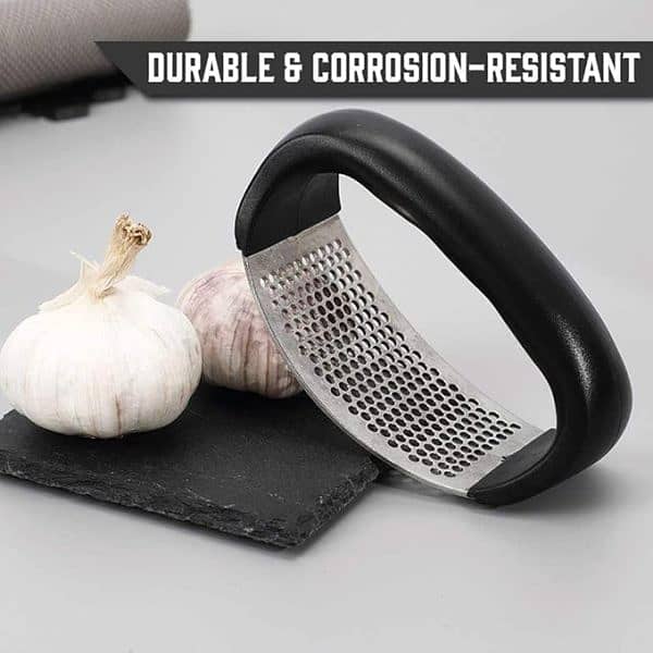 Garlic Press Rocker – Stainless Steel Garlic Press, Versatile Garlic C 3