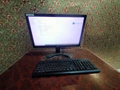 Desktop PC with big HP screen