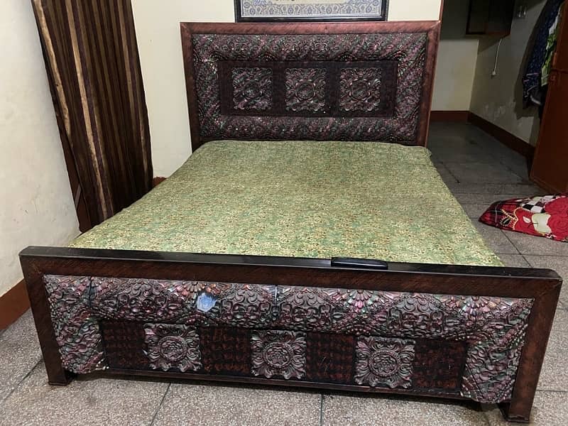 Iron Bed with mattress (King Size) 0