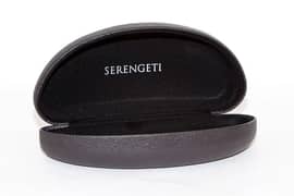 Serengeti Sunglasses Carrying Case ONLY - Dark Brown Textured
