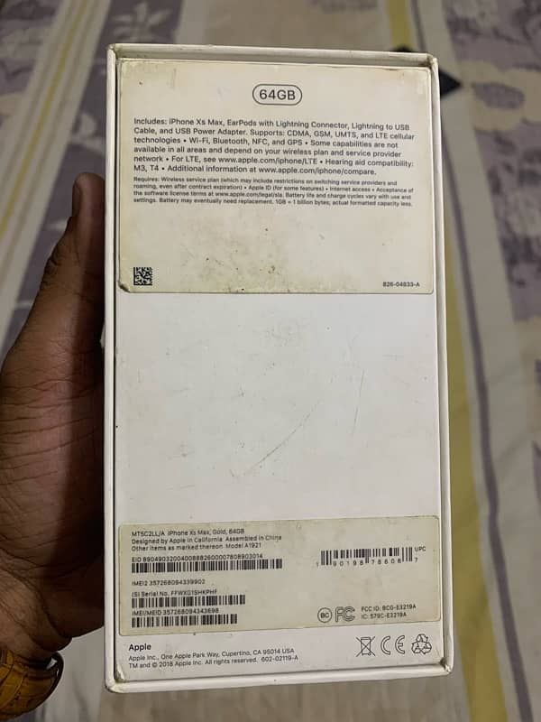 iphone xs max  pta aproved with box 11