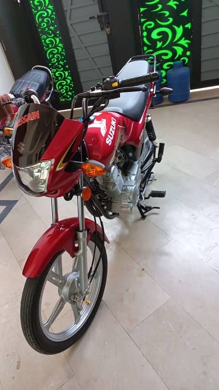 suzuki 110 red colour 0