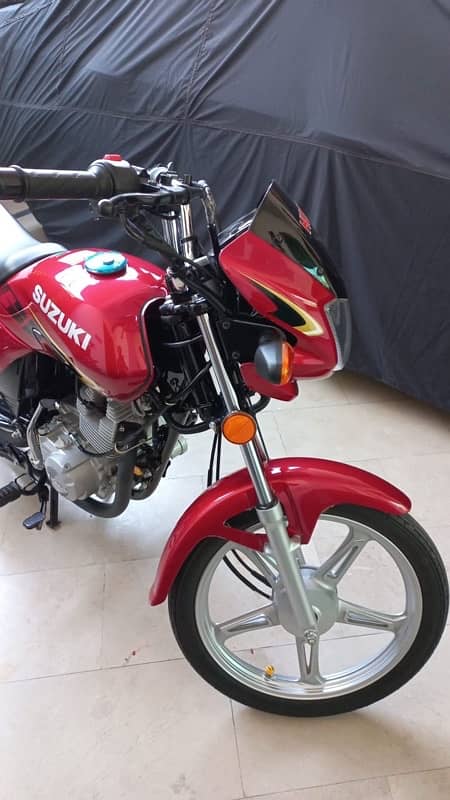 suzuki 110 red colour 5