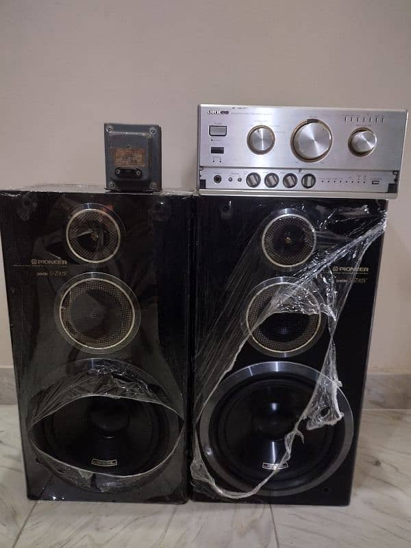 onkyo amplifier  pioneer s z92v speakers LED TV  tcl complete  system 9