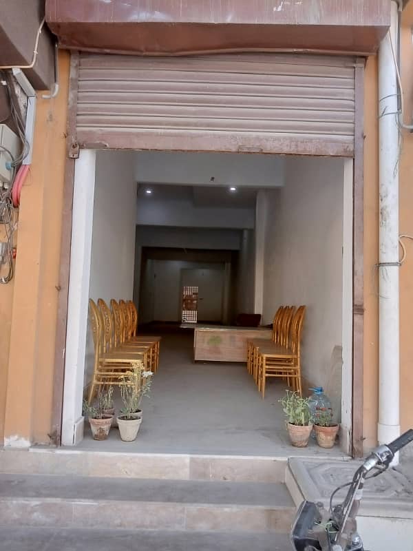 Shop For sale 1002 sq yards 2 shops available main road 0