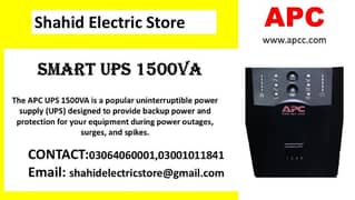 APC SMART UPS 1500VA ,3000VA ,5000VA PURE SINE WAVE UPS