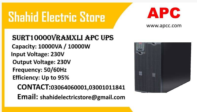 APC SMART UPS 1500VA ,3000VA ,5000VA PURE SINE WAVE UPS 3