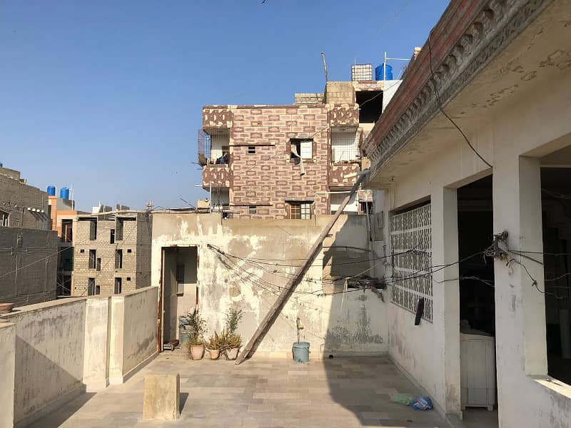 Two side corner house ST pe hai ground plus one house + 2 shops 11