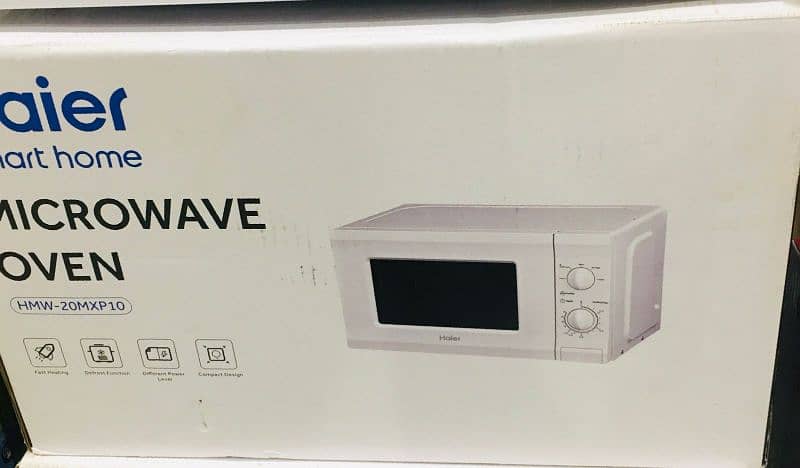 haier microwave 20 littre box pack urgent sale 0