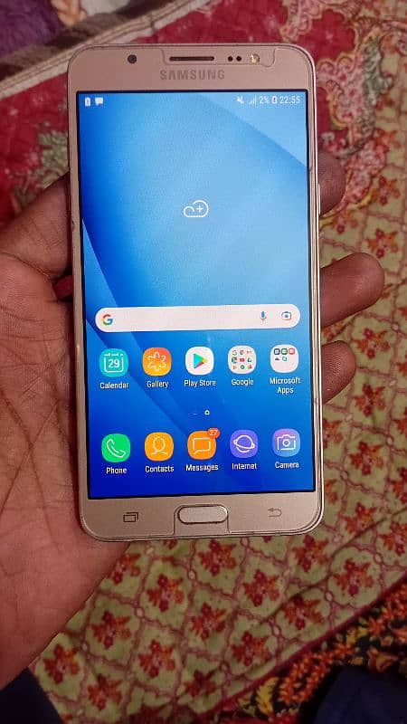 SAMSUNG j7/6 mobile with Box 2/16 Gb condition 10/10 Dual sim official 10