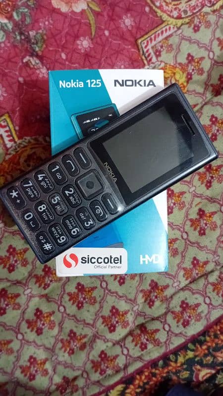 Nokia 125 mobile new Mobile just Box open one year warranty Dual sim 19