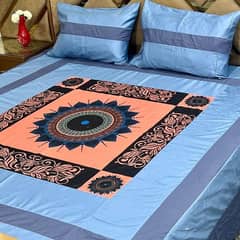 Double Bedsheet 3Pcrs