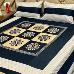 Double Bedsheet 3Pcs