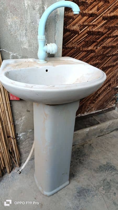 small used Basin With Tap 1