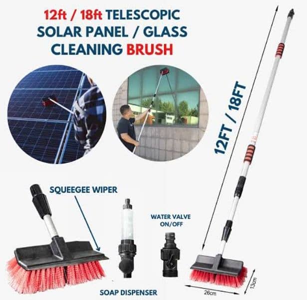 Telescope Solar Panels Cleaning Brush A-To-Z Size Wholesale Dealer 6