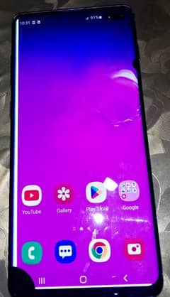 Samsung Galaxy S10 plus 8gb/512 side pe line or dot