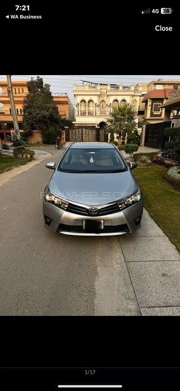 Toyota Corolla GLI automatic 2015 6