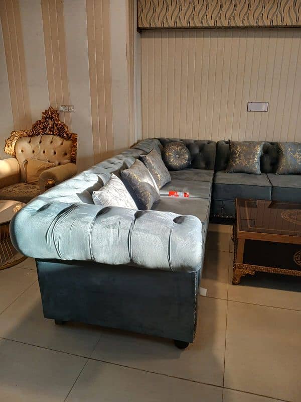 7 seater L shape corner sofa (Brand new) 5