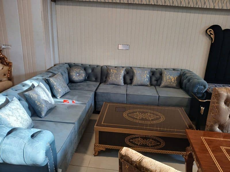 7 seater L shape corner sofa (Brand new) 6