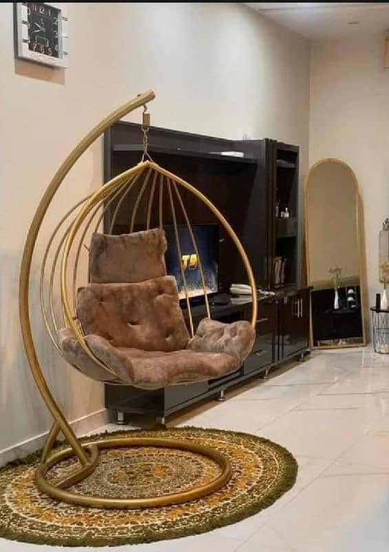 New Swing Chair Jhoola, Single & Double, Macrame Jhula, Hanging, COD 3