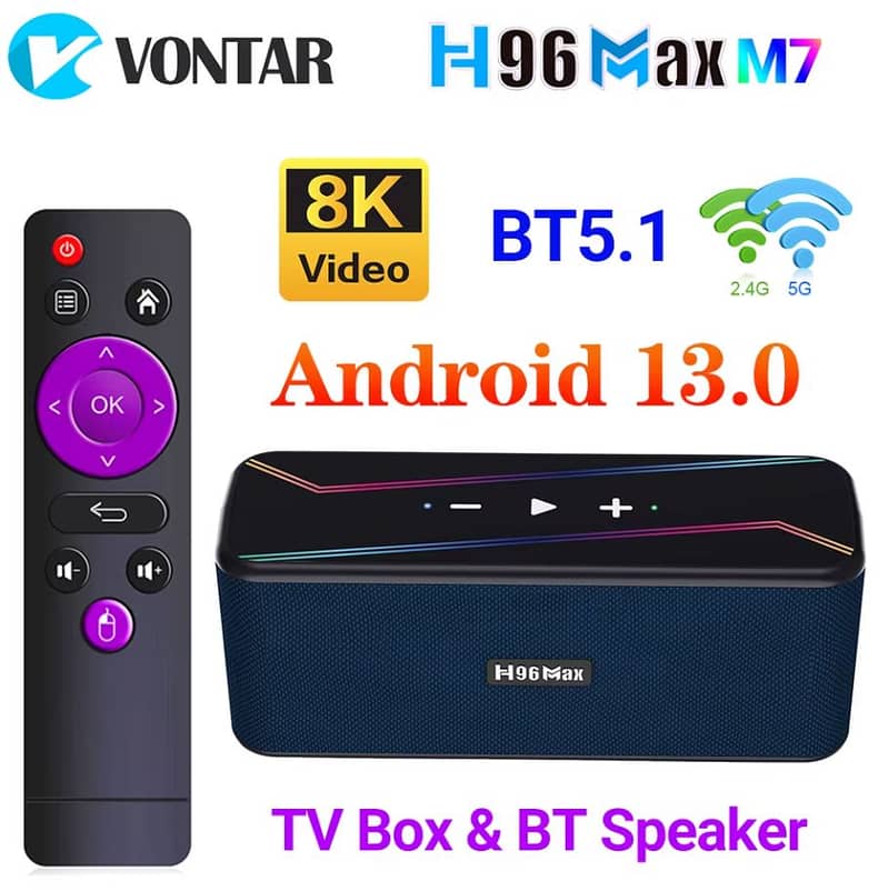 Android 13 TV player + speaker 0