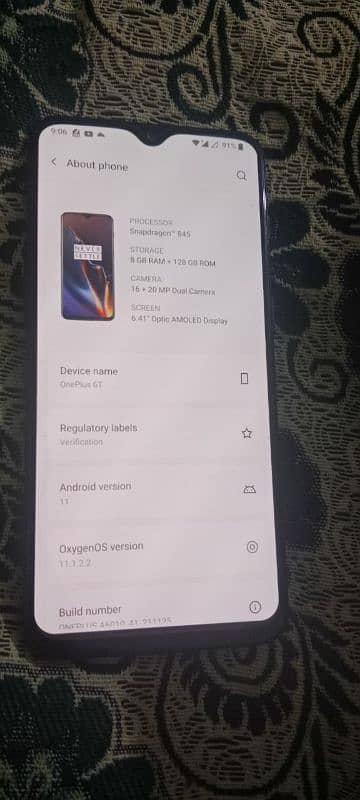 OnePlus 6t 1