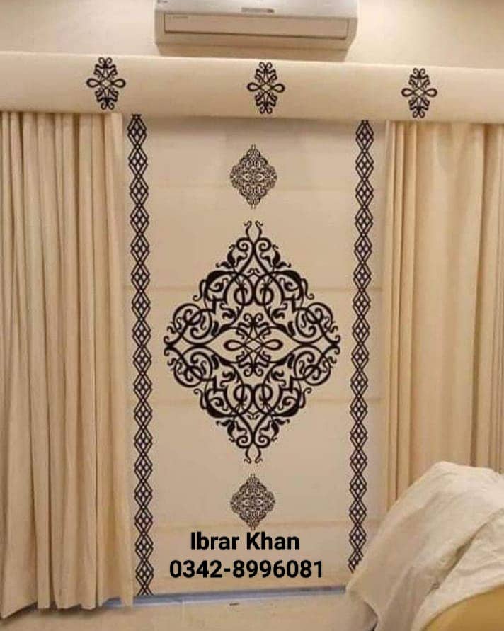 curtains | Curtains Blinds|Poshish|motif blinds Wall Poshish wall 4