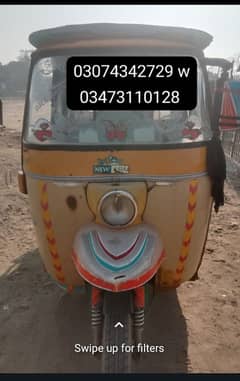 New Asia 6siter 200cc bilkul saf condition injon