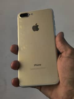 iphone 7 plus PTA approved 128Gb gold color read more discrimination