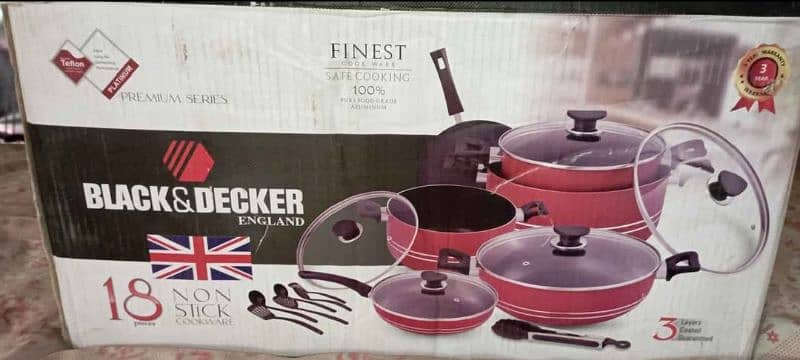 BLACK AND DECKOR NON STICK SET 0