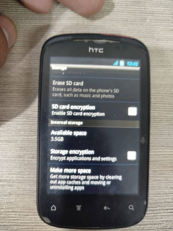 HTC PICO HTC EXPLORER a310e internal memry 4gb with sd 16gb PTA aprov 1