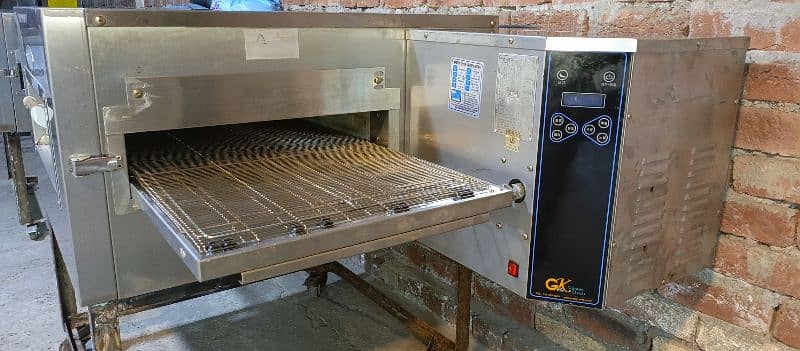 conveyor belt pizza oven 18" belt g&k master Korean best pizza machine 0