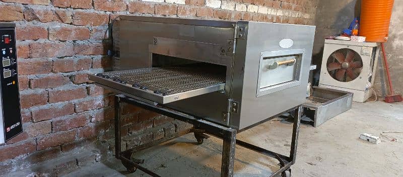 conveyor belt pizza oven 18" belt g&k master Korean best pizza machine 7