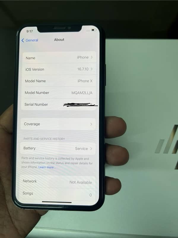 IPHONE X 256GB PTA APPROVED 1