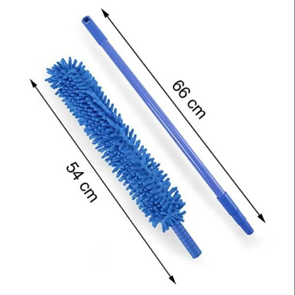 Flexible Micro-Fiber Duster With Telescopic Stainless Steel Handle 1