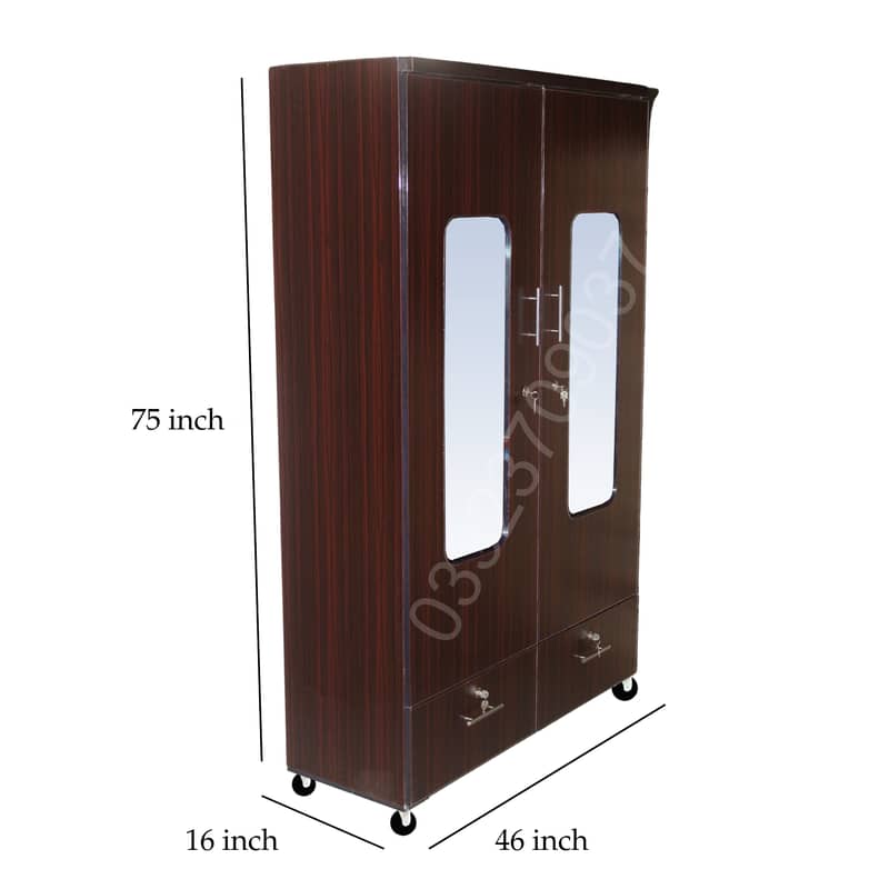 Sc3 wooden 6x4 feet showcase , cupboard almari wardrobe safe cabinet 2