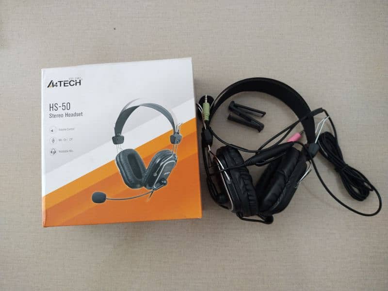 HS-50 Stereo headset A4 Tech headphone 3